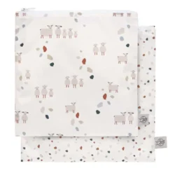 Lot de 2 pochettes à snack mouton