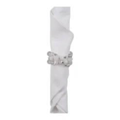Lot de 4 ronds de serviettes bracelets