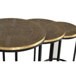 Lot de 3 sellettes bronze bronze bronze