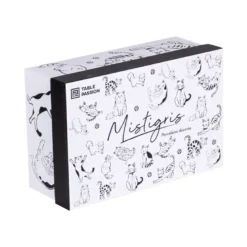 Lot de 4 tasses mistigris 20 cl