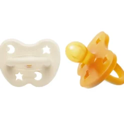 Lot de 2 tétines rondes milky white