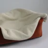 Louvre, couverture en bouclette ivoire m