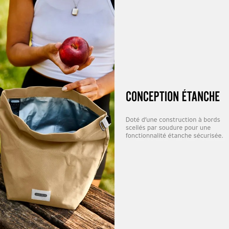 Lunch bag isotherme-beige-6,7l-étanche-eco-responsable Beige