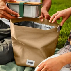 Lunch bag isotherme-beige-6,7l-étanche-eco-responsable Beige