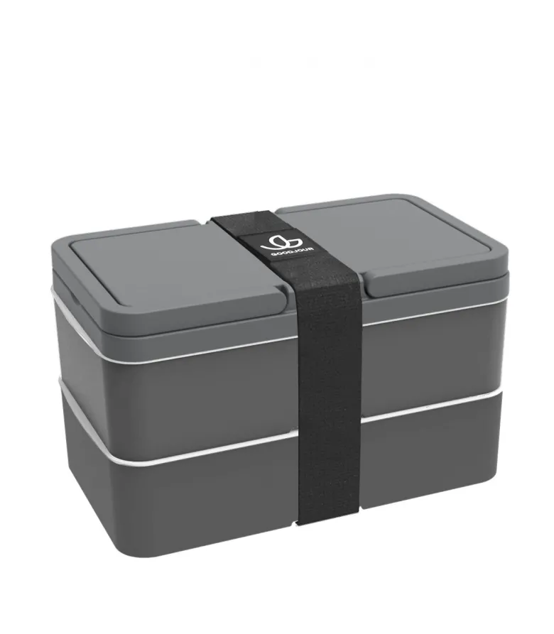 Lunchbox avec poignées - gris