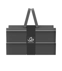 Lunchbox avec poignées - gris