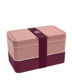 Lunchbox avec poignées - rose