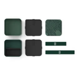 Lunch box carrée 2x850ml jungle