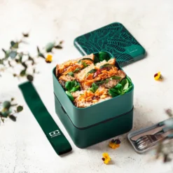 Lunch box carrée 2x850ml jungle