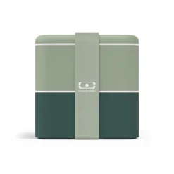 Lunch box carrée 2x850ml vert
