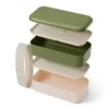 Lunch box éco-conçue 2x500ml olive