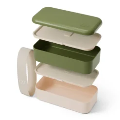 Lunch box éco-conçue 2x500ml olive