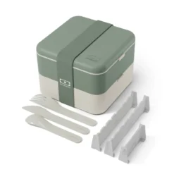 Lunch box compartimentée 1l vert
