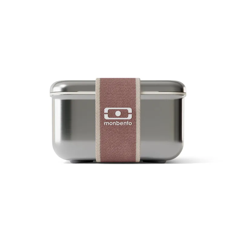 Lunch box en métal 1 l rose moka