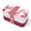 Lunch box rectangulaire 2x500ml magnolia