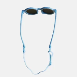 Lunettes de soleil bebe categorie 4 leopard bleu hop'pop