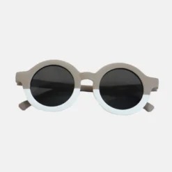 Lunettes de soleil enfants categorie 3 bicolore taupe hop'pop