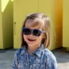 Lunettes de soleil enfants categorie 3 flex bleu hop'pop