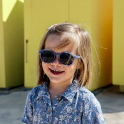 Lunettes de soleil enfants categorie 3 flex bleu hop'pop