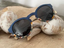 Lunettes femme bois clapton bleu