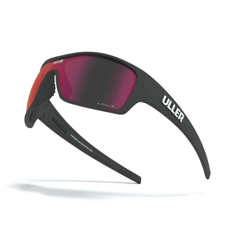 Lunettes sport unisexe uv400 running & cyclisme vulcano uller Marron