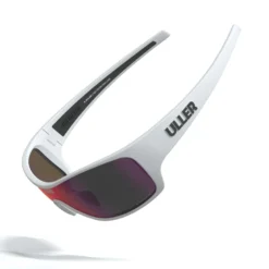 Lunettes sport unisexe uv400 running & cyclisme vulcano uller Rouge