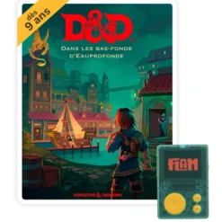 Lunii - coffret donjons & dragons, dans les bas-fonds d'eauprofonde - livre