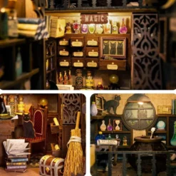 Magic pharmacist - maquette booknook serre-livre
