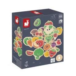 Magnets fruits et légumes 24 pièces