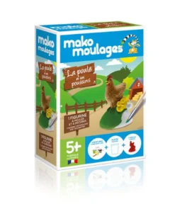 Mako moulage la poule et ses poussins