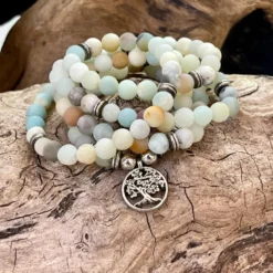 Mala en amazonite