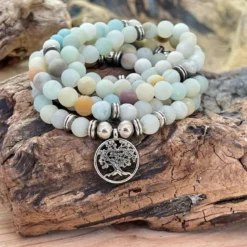 Mala en amazonite