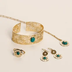 Manchette Sundala en malachite