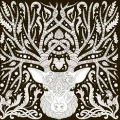 Mandalas à peindre bestiaire enchanté