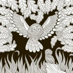 Mandalas à peindre bestiaire enchanté