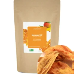 Mangues bio - 500g (en lamelles, séchées) - source d'antioxydants