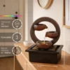 Ma parenthèse parfumée : fontaine zen et diffusion d'huiles essentielles