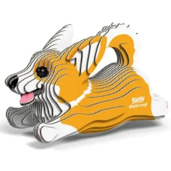 Maquette 3D animaux en carton Eugy Corgi