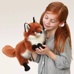 Marionnette à main renard roux