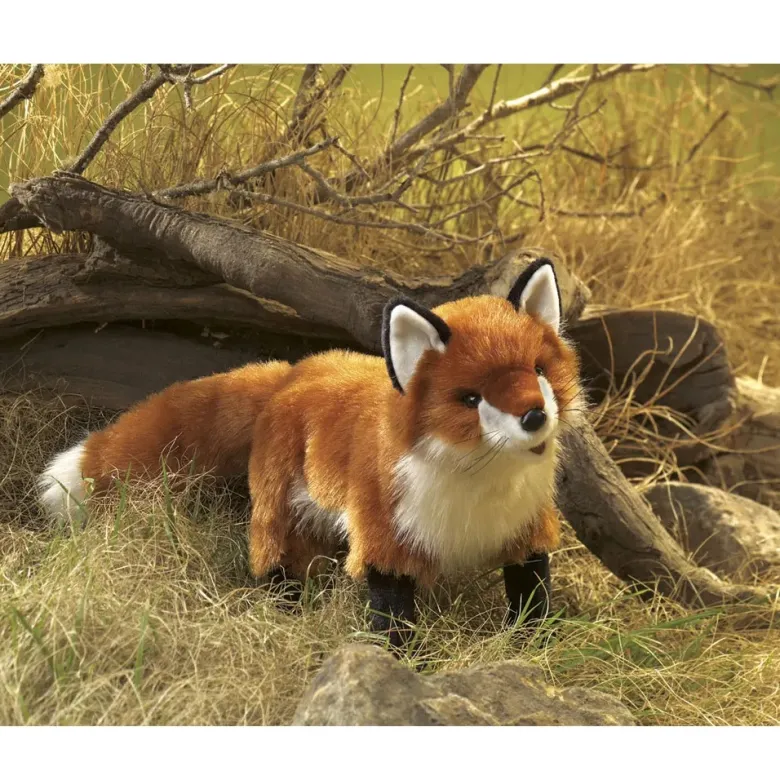 Marionnette à main renard roux