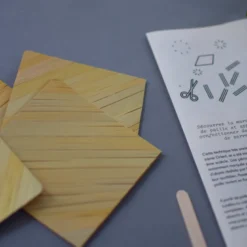 Marqueterie dessous verres- kit diy