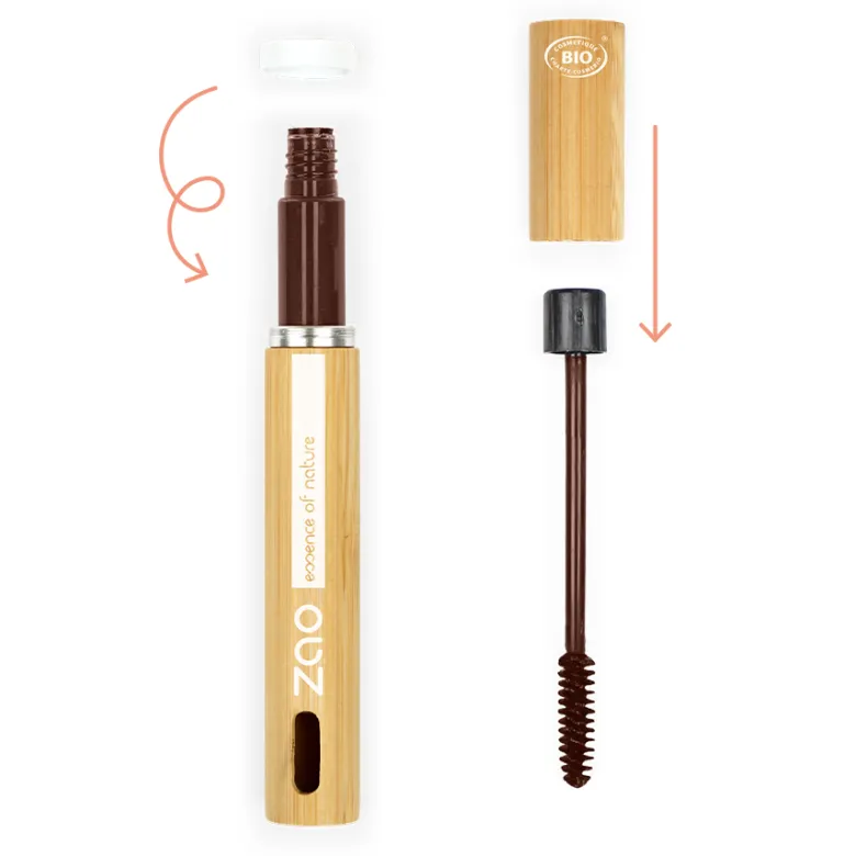 Mascara aloe vera bio - brun foncé - zao