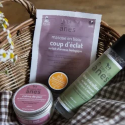 Masque coup d'éclat en tissu au lait d'ânesse bio
