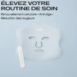 Masque de luminothérapie avancée visage led Glow Lola Bleu