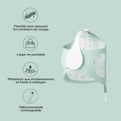 Masque de luminothérapie avancée visage led Glow Lola Vert