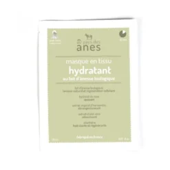 Masque hydratant en tissu au lait d'ânesse bio