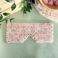Masque relaxant yeux quartz rose