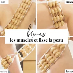 Masseur pour dos appareil massage bois