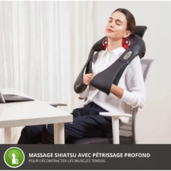 Masseur shiatsu chauffant nuque / épaule
