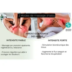 Masseur shiatsu chauffant nuque / épaule